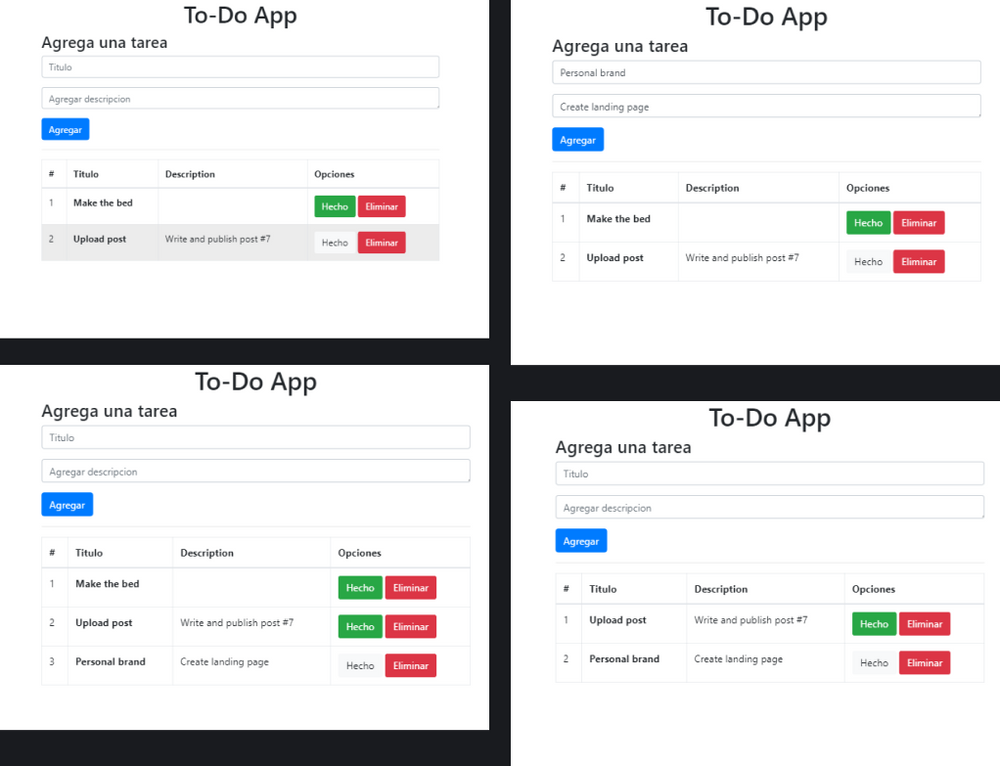 To Do List APP | MongoDB + NodeJS